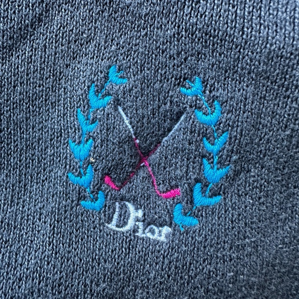 Christian Dior Monsieur Vintage Men’s V-Neck Sweater Large - Picture 7 of 13